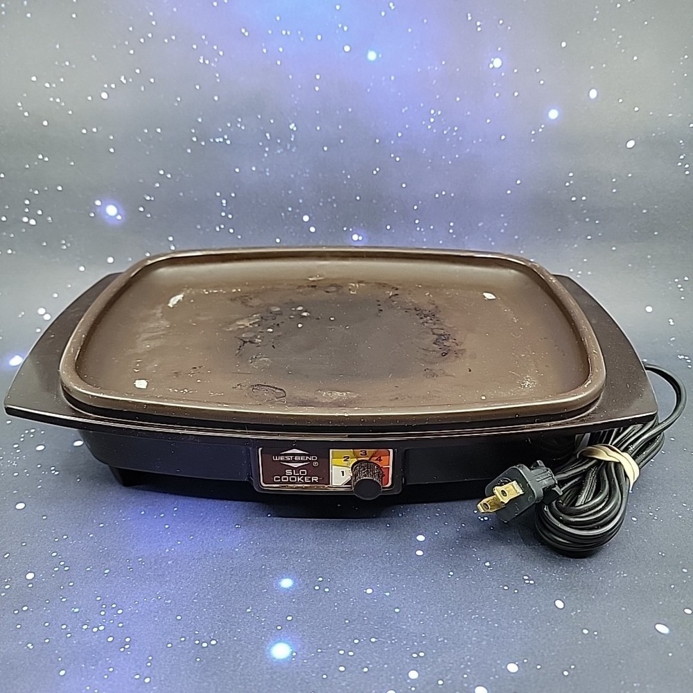 WEST BEND Slow Slo Cooker Replacement Power Heating Base & Power Cord - Tested!